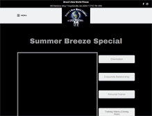 Tablet Screenshot of brucesnewworldfitness.com